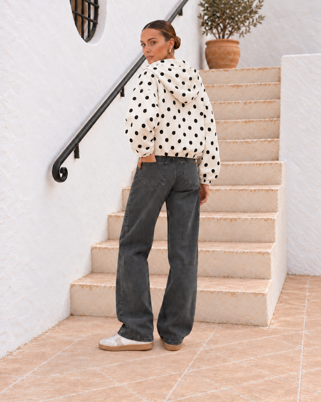 Giacca con Cappuccio | Pois