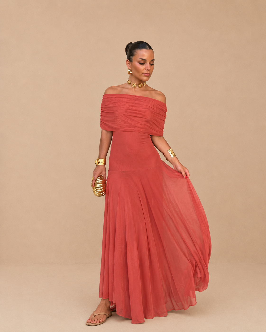 Vestido Toledo | Off Shoulder