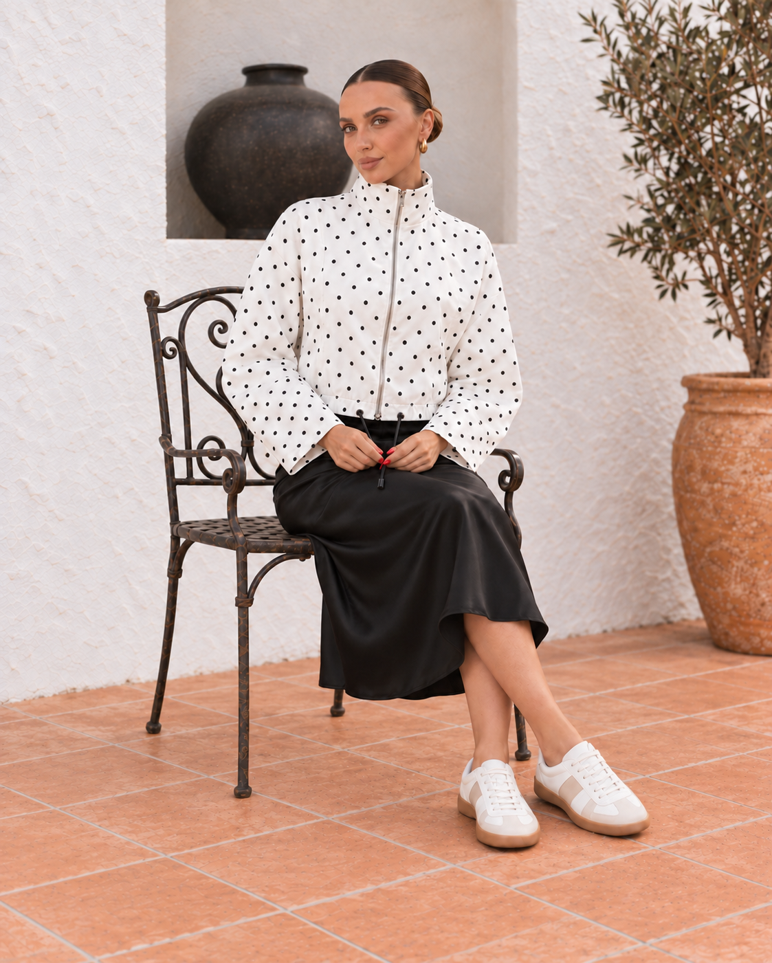 Anorak Jacket | Polka Dot