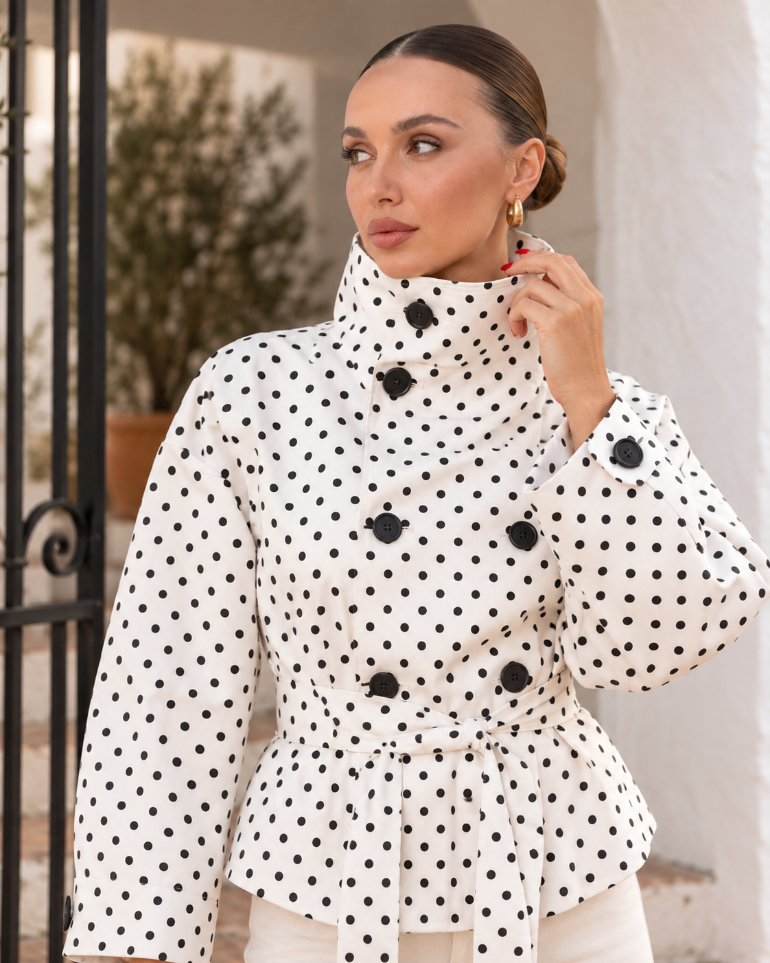 Chaqueta Bufanda | Lunares