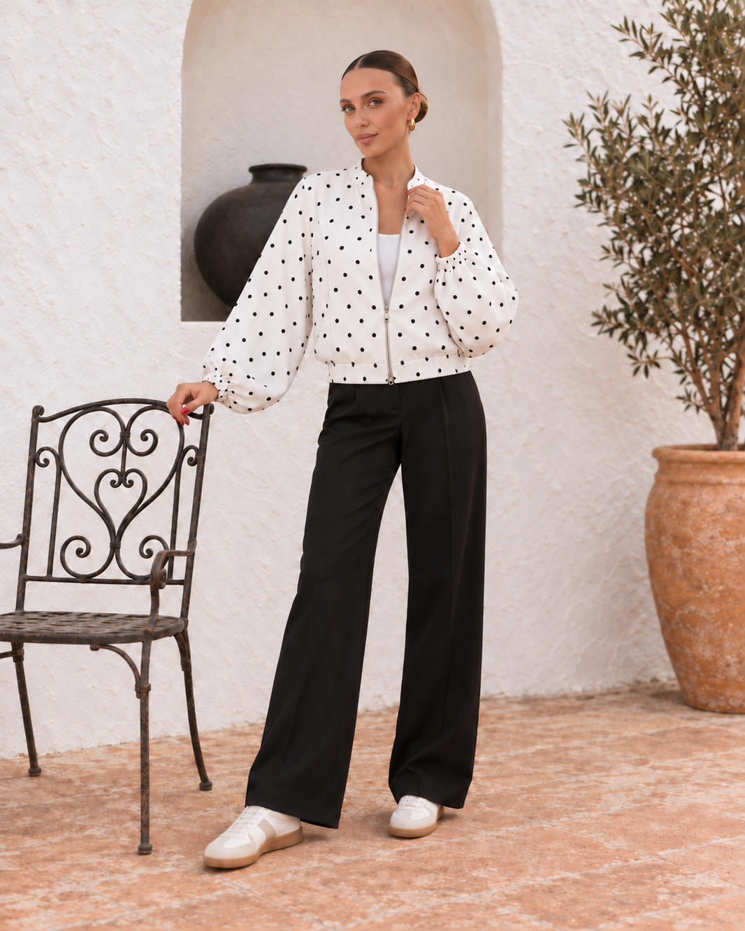 Chaqueta Bomber | Lunares