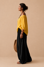 Conjunto Luna | Hombros descubiertos y Pantalón fluido