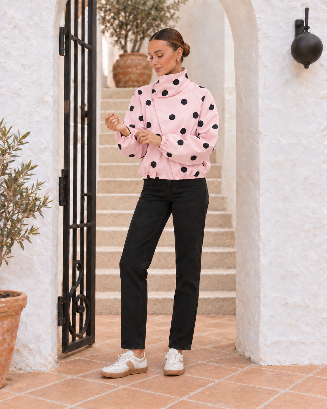 Wrap Jacket | Polka Dot