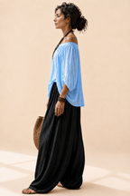 Conjunto Luna | Hombros descubiertos y Pantalón fluido
