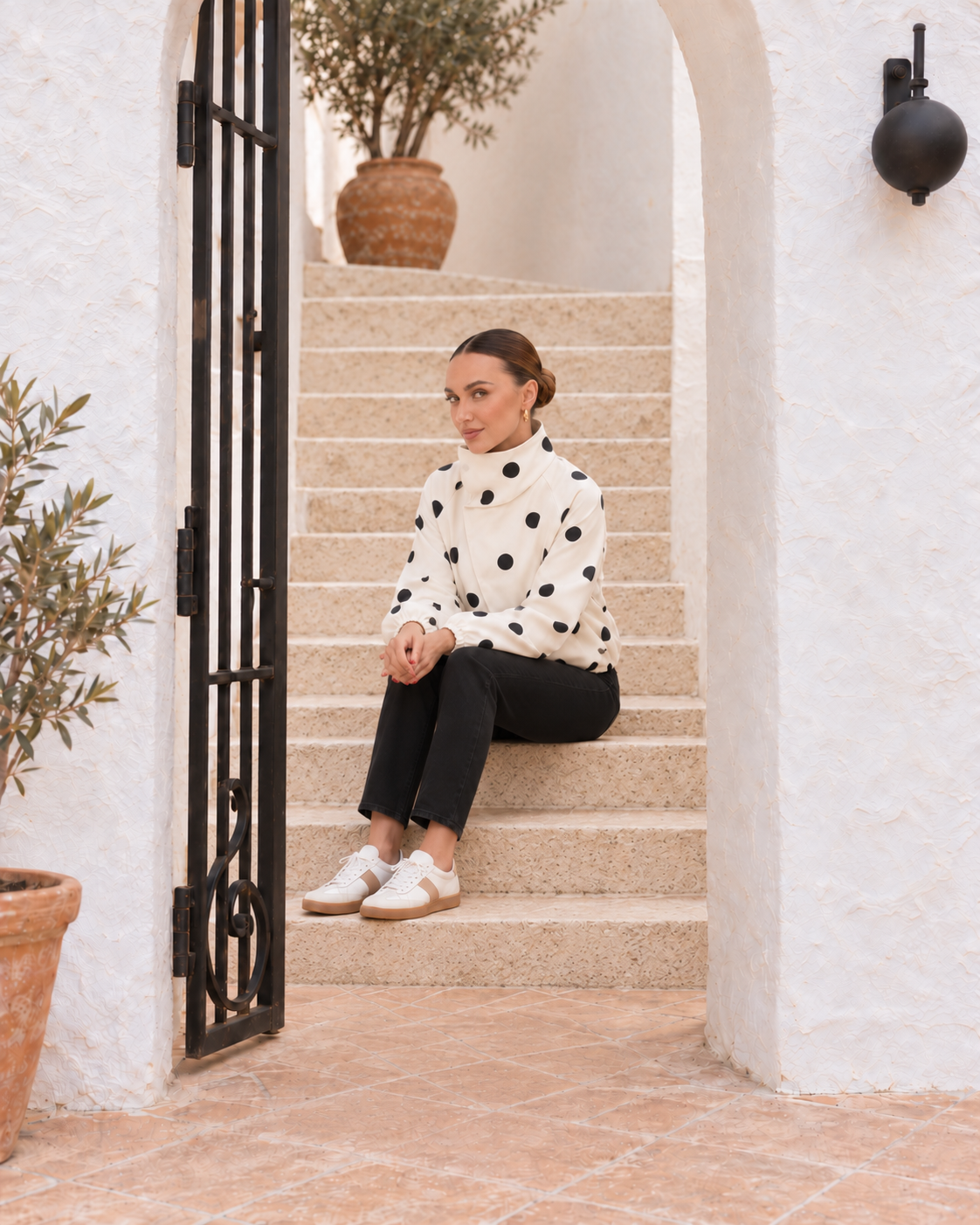 Wrap Jacket | Polka Dot