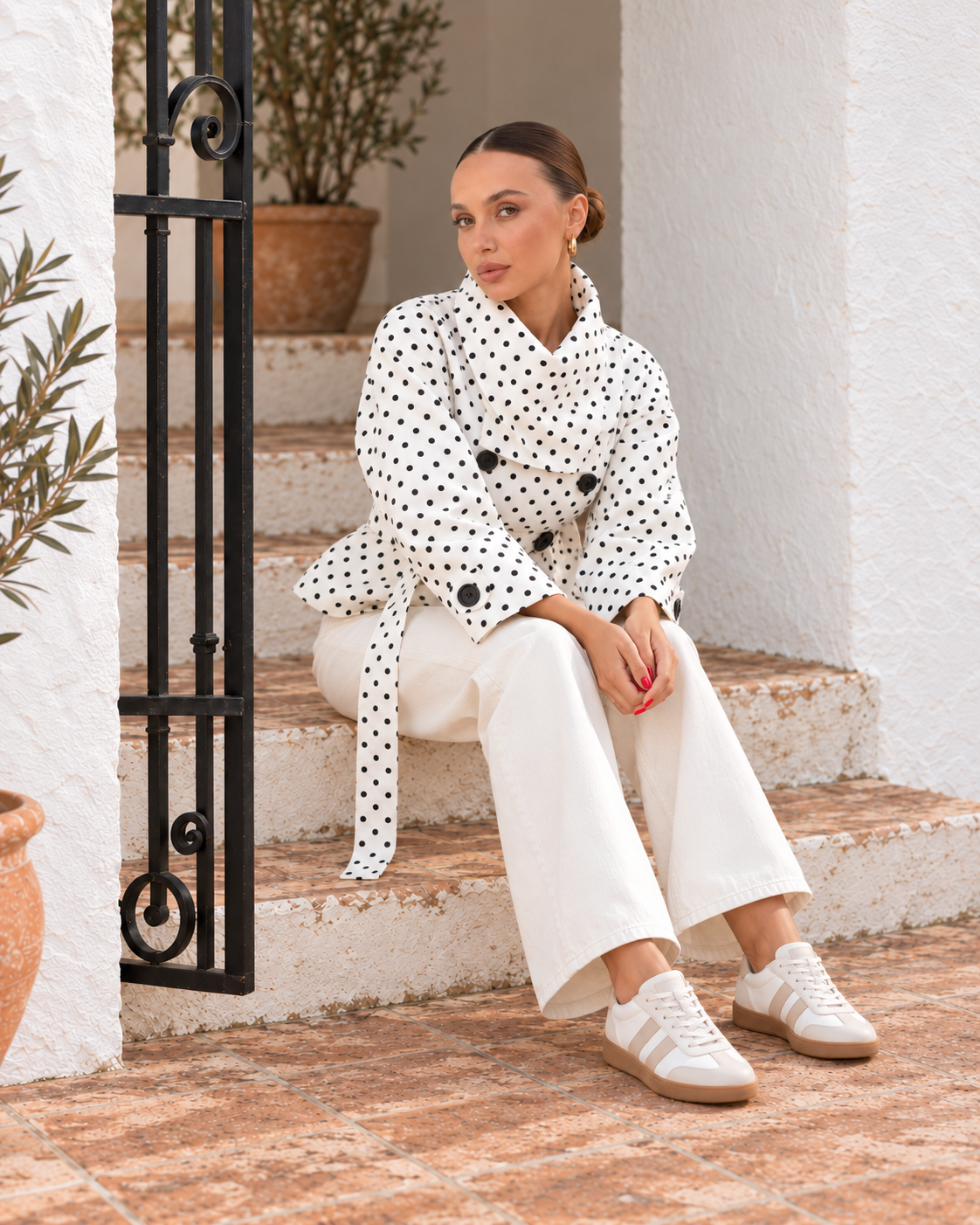 Chaqueta Bufanda | Lunares