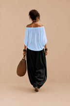 Conjunto Luna | Hombros descubiertos y Pantalón fluido