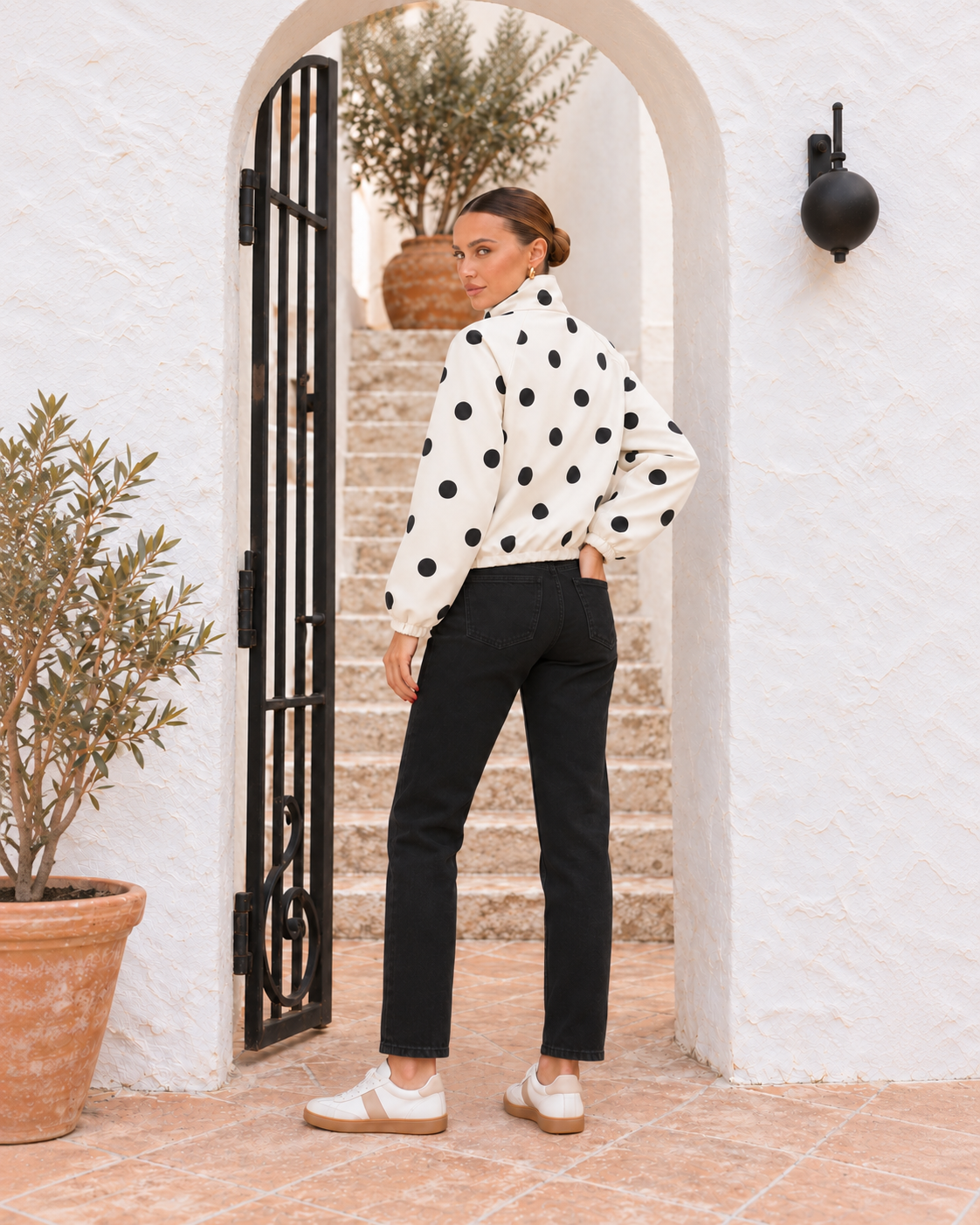 Wrap Jacket | Polka Dot