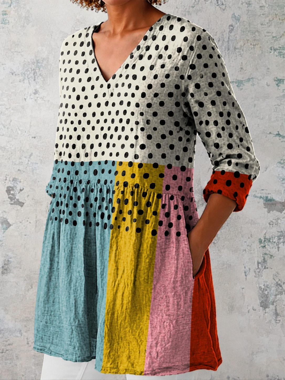 Blusa Valeria | Cuello en V