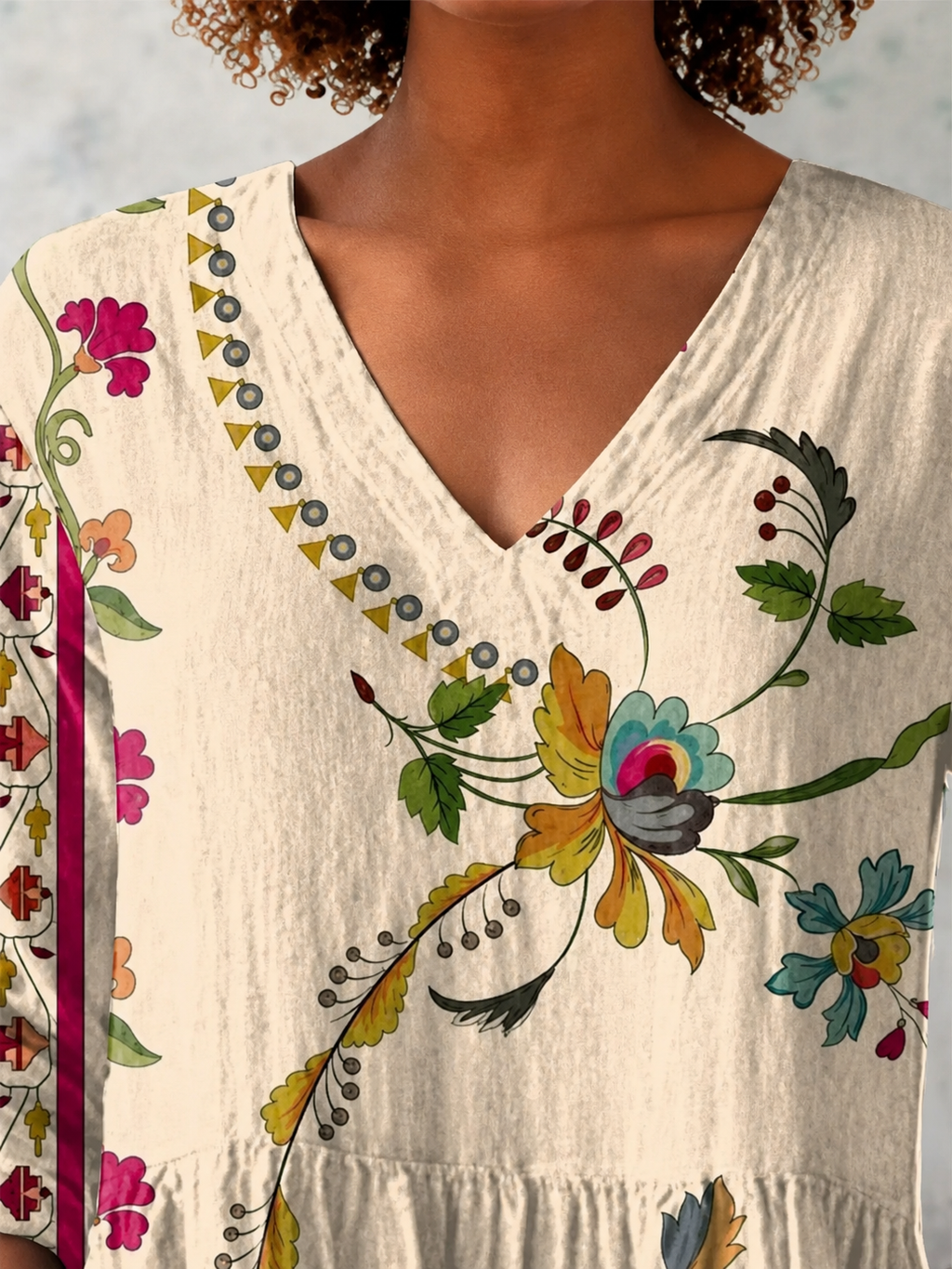 Blusa Clara | Cuello en V