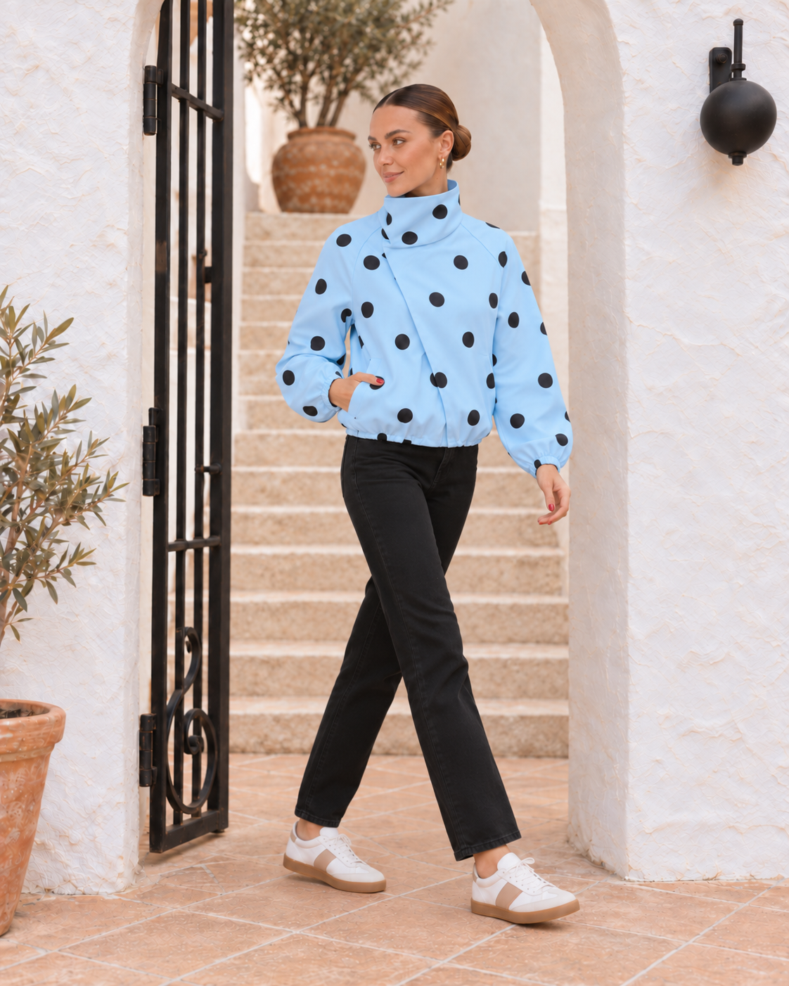Wrap Jacket | Polka Dot